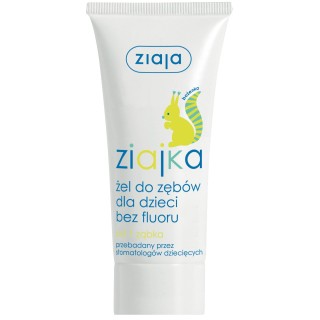 Gel dentaire sans fluor Ziajka pour enfants 50 ml