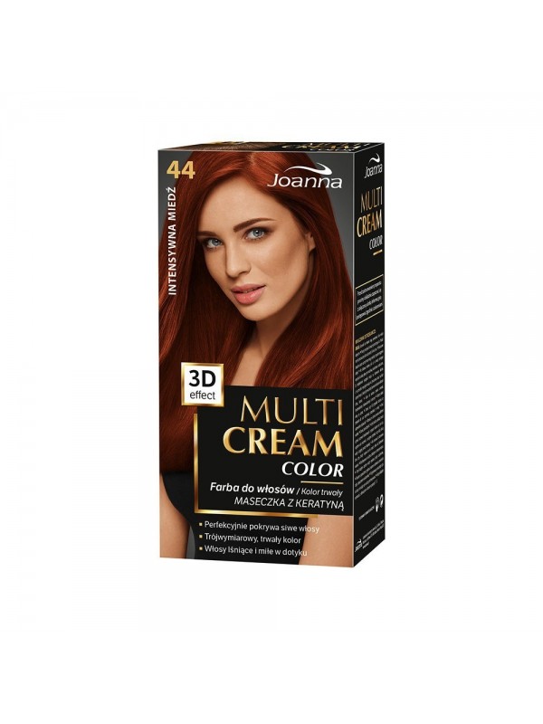 Фарба для волосся Joanna Multi Cream Colour /44/ Інтенсивна мідь