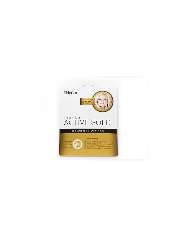 L'biotica ACTIVE GOLD HYDRO GEL MASK 25 г