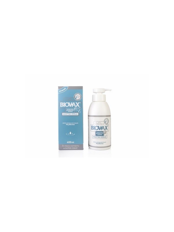 L'biotica BIOVAX Haarshampoo Keratine & Zijde 400 ml