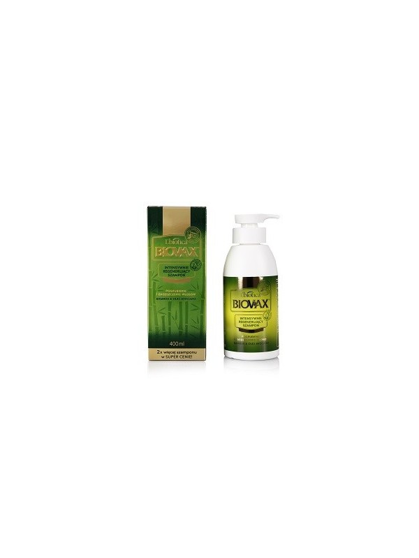 L'biotica BIOVAX Hair Shampoo Bamboo & Avocado Oil 400 ml