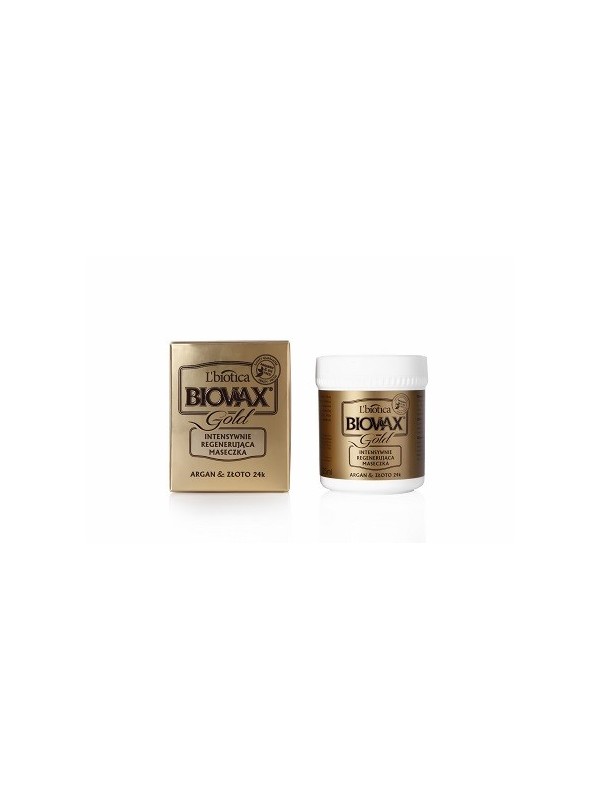 L'biotica BIOVAX GLAMOUR GOLD Haarmasker 125 ml