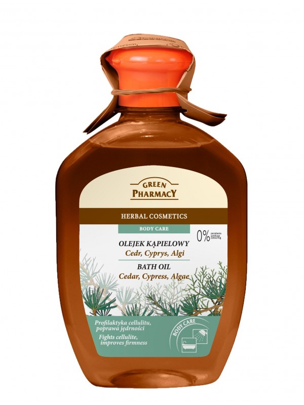 Green Pharmacy Ceder, Cipres en Algen Badolie 250 ml