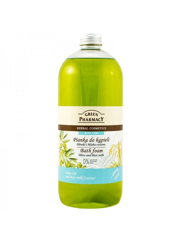 Green Pharmacy Bath Foam Olives and Rice Milk 1000 ml