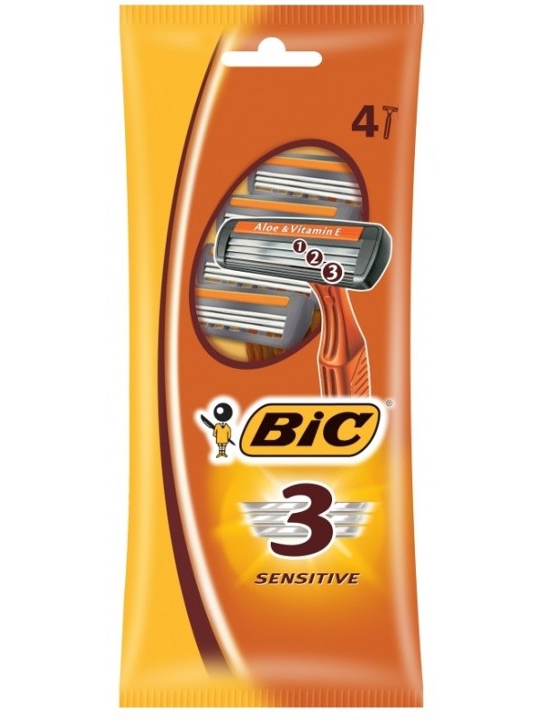 BIC 3 Sensitive maszynka do golenia 4 szt