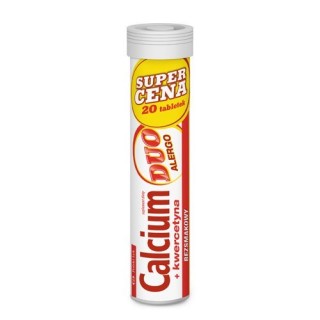 Calcium 300+ Kwecetyna DuoAlegro 20 tabletek mulsujących