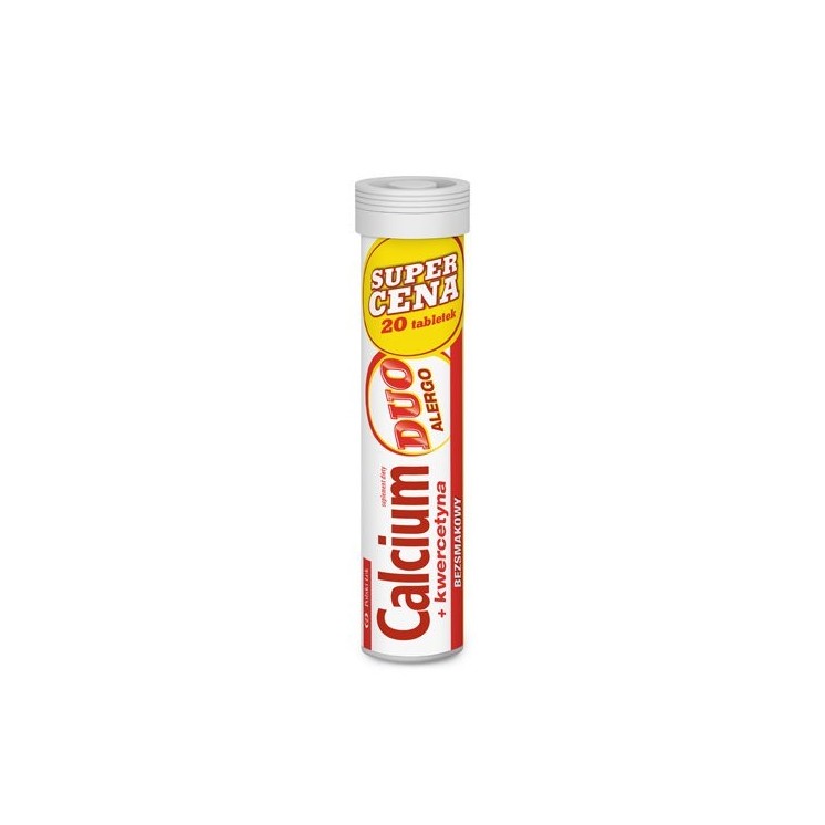 Calcium 300+ Kwecetyna DuoAlegro 20 tabletek mulsujących(12-06-2025)