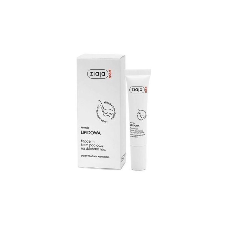 Crème contour des yeux Ziaja Med Lipid Treatment pour peaux atopiques/allergiques 15 ml