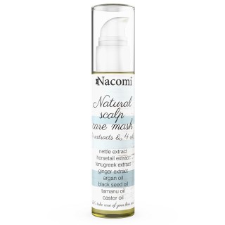 Nacomi Natuurlijk masker voor hoofdhuidverzorging 4 oliën en 4 extracten 50 ml