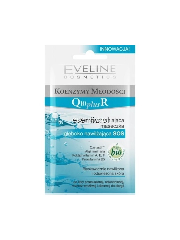 Eveline Coenzyme Youth Q10+R face and neck mask deeply moisturizing SOS 10 ml