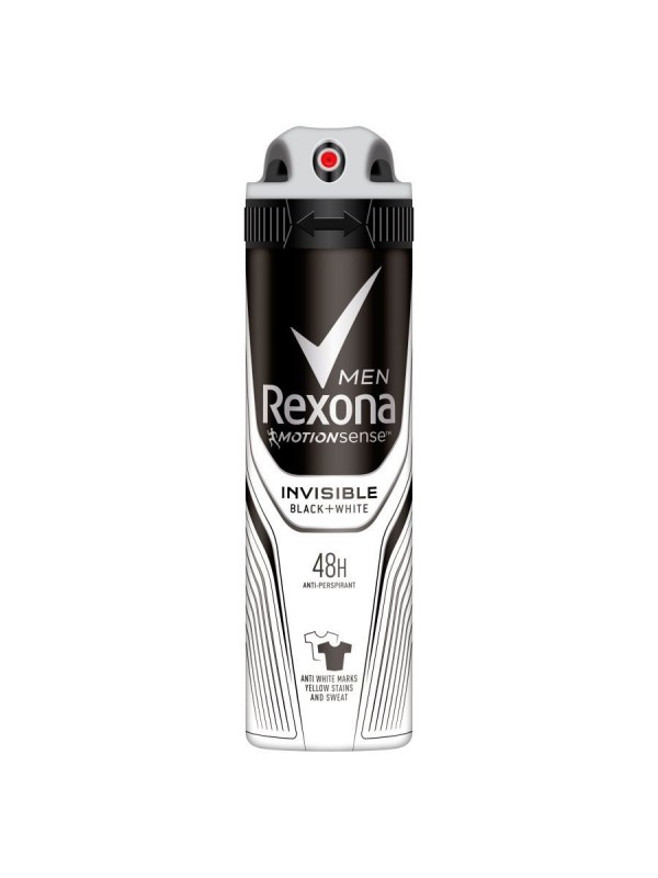 Rexona Anti-transpirant Invisible Black & White Men 150 ml