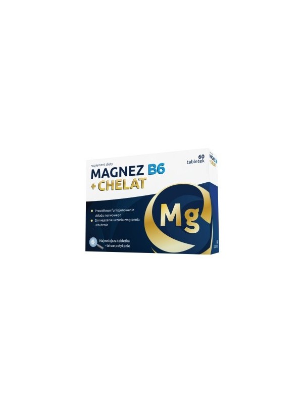 Magnez B6 + CHELAT 60 tabletek