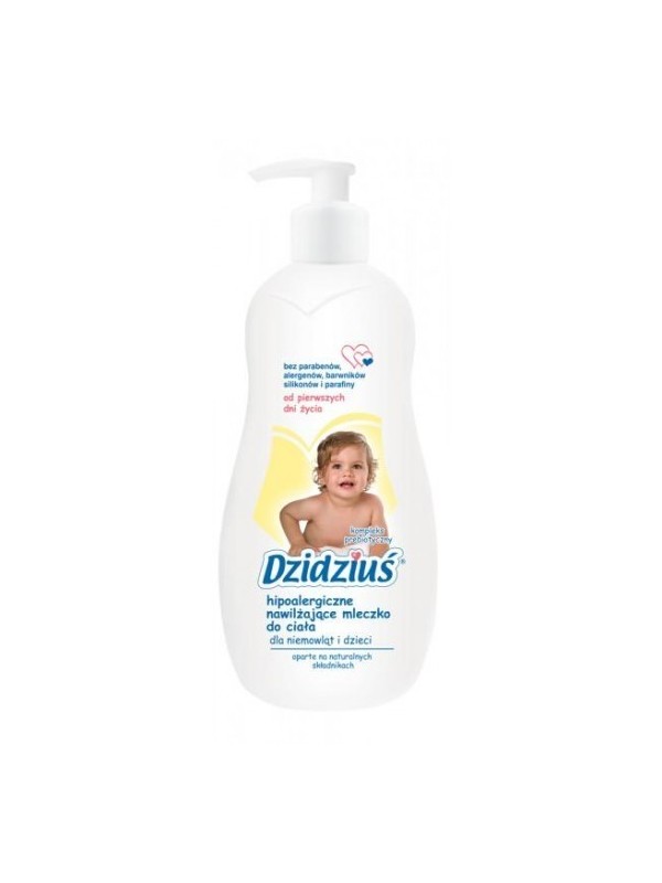 Dzidziuś hypoallergene hydraterende bodymilk voor baby's en kinderen 300 ml