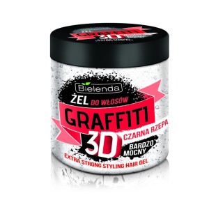 Bielenda Graffiti 3D Haargel met Zwarte Raap 250 ml