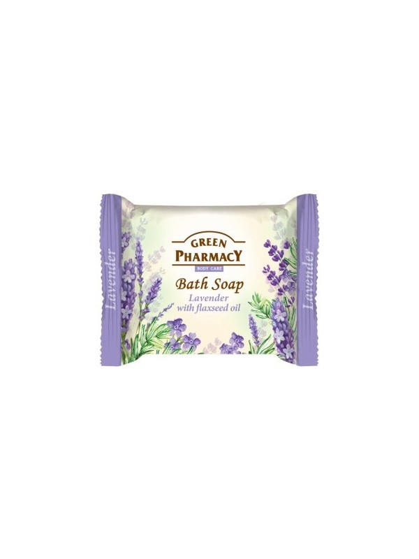 Green Pharmacy Bar soap Lavender and Linseed oil 100 g