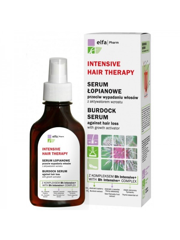 Intensive Hair Therapy Burdock Serum with Bh Intensive+ complex against hair loss with growth activator