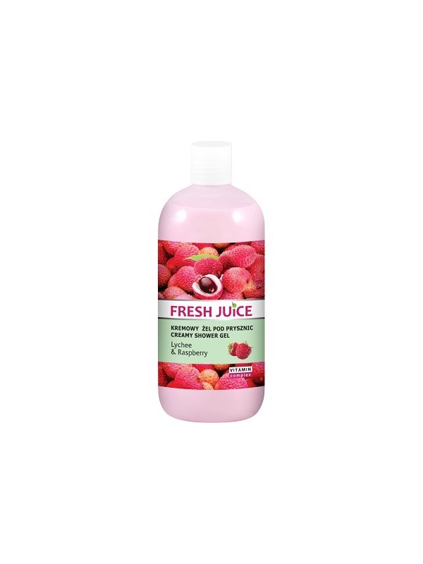 Fresh Juice kremowy Żel pod prysznic Lychee & Raspberry 500 ml