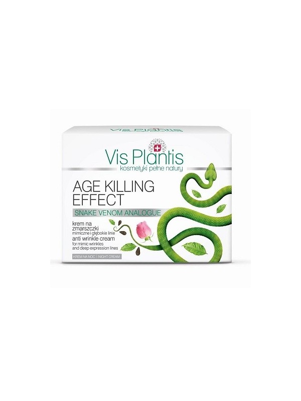 Vis Plantis Age Killing Effect Night cream for mimic wrinkles and deep lines with viper venom extract 50 ml