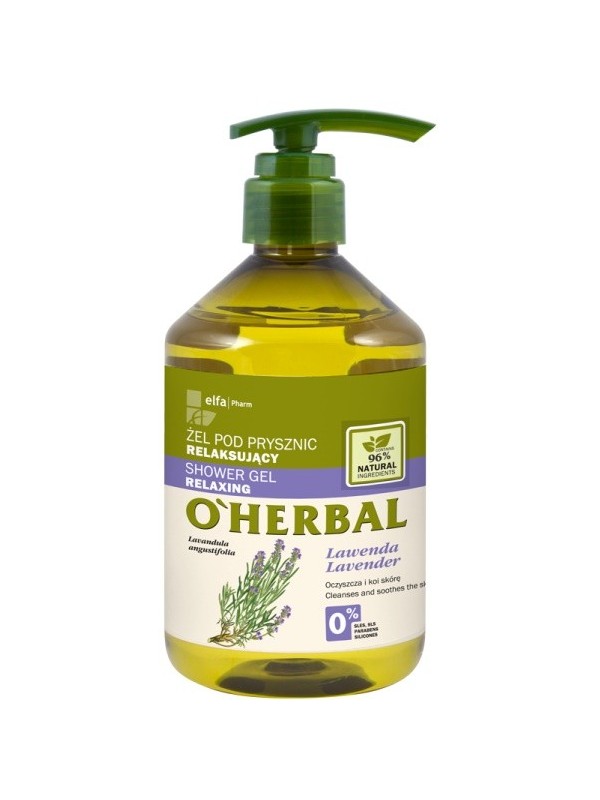 O'Herbal Relaksujący ŻEL POD PRYSZNIC z ekstraktem z lawendy 500 ml