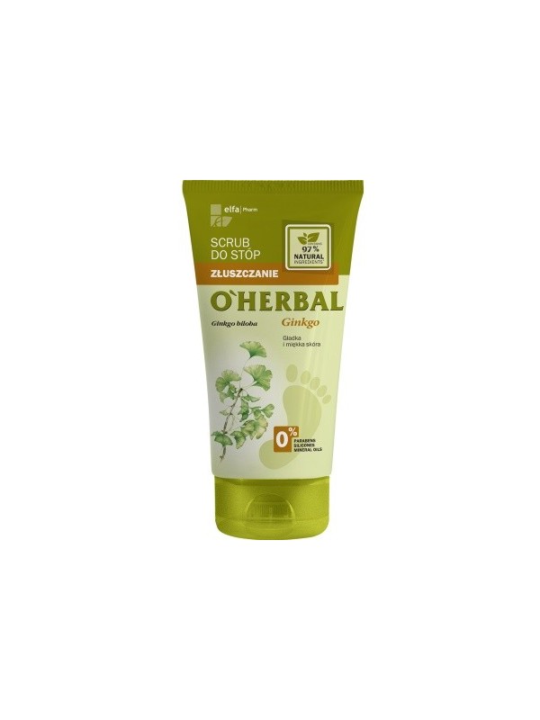 O'Herbal FOOT SCRUB with ginkgo biloba extract 150 ml