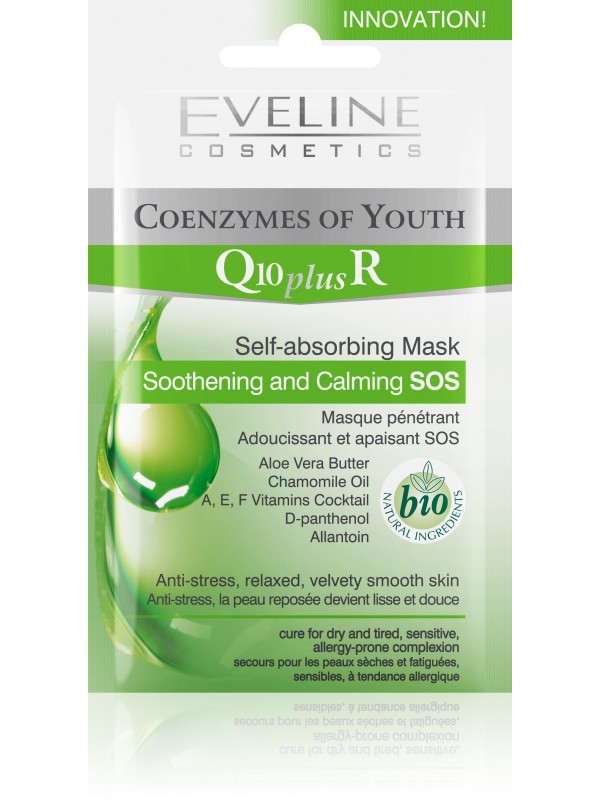 Eveline Coenzyme of Youth Q10+R Actief Kalmerend en Kalmerend Masker 7 ml