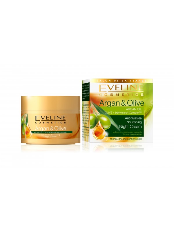 Нічний крем Eveline Argan & Olive 50 мл