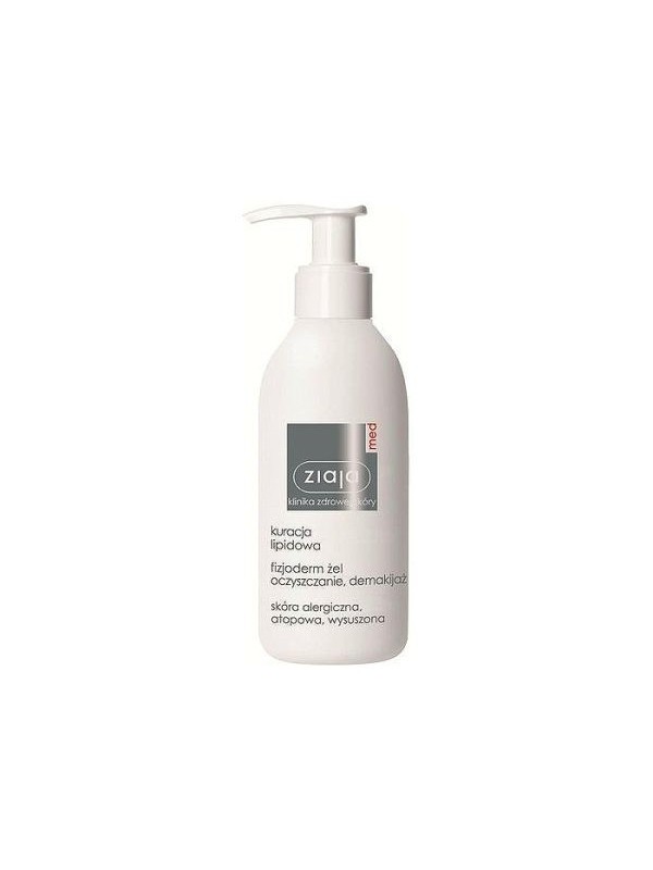 Ziaja Med Lipid treatment physioderm Cleansing face wash gel voor de vochtarme huid 200 ml