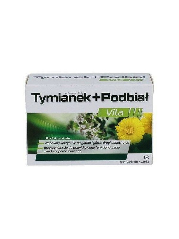 Tijm en klein hoefblad Vita 18 zuigtabletten