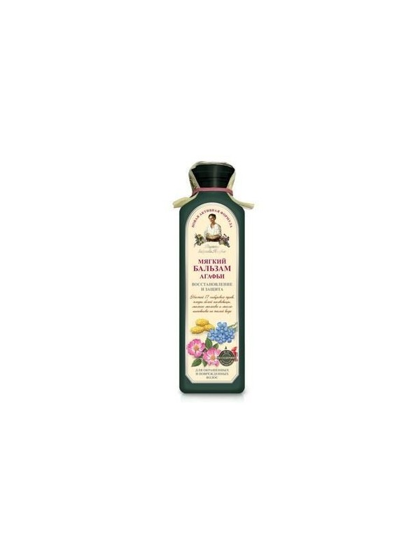 Agafia Siberische Haarbalsem Herbal Soft - geverfd en beschadigd 350 ml - 8643