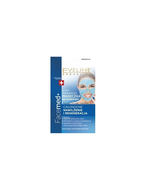 Eveline Facemed Ultra Repairing Bedtime Mask overnight hydration and regeneration 7 ml