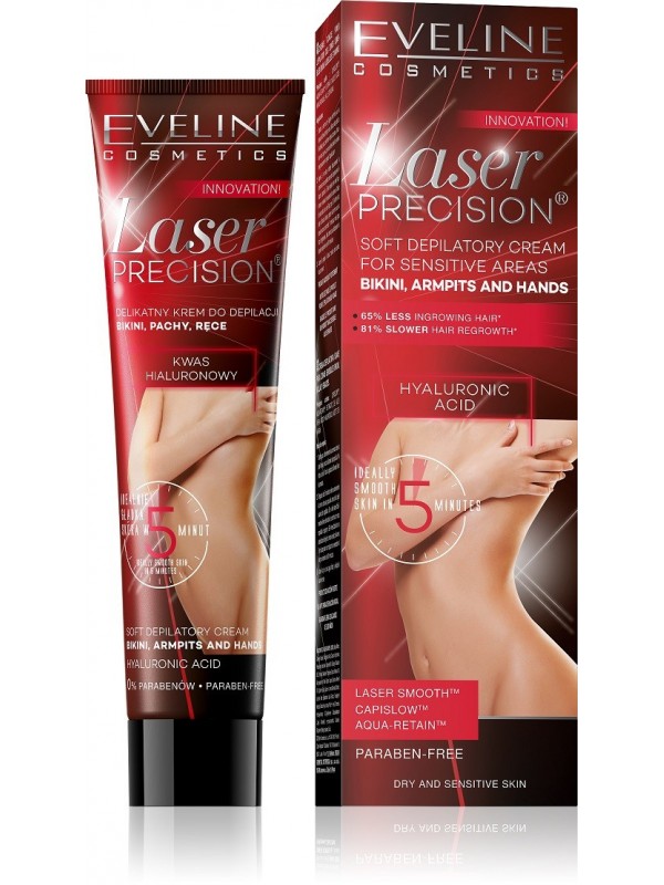 Eveline Laser Precision Cream voor nauwkeurig ontharen van gevoelige zones 125 ml