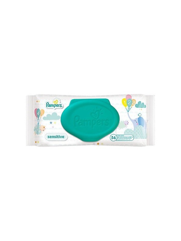 Серветки вологі Pampers Sensitive 52 шт