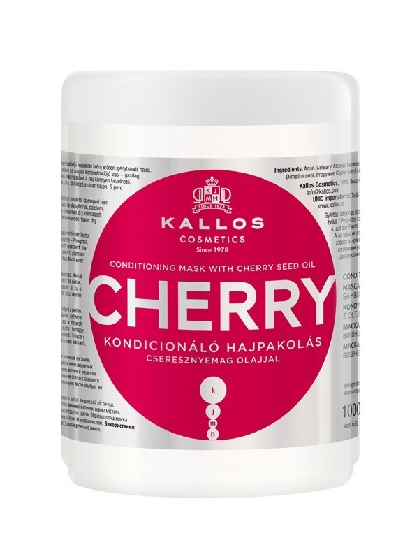 Kallos Cherry haarmasker 1000 ml