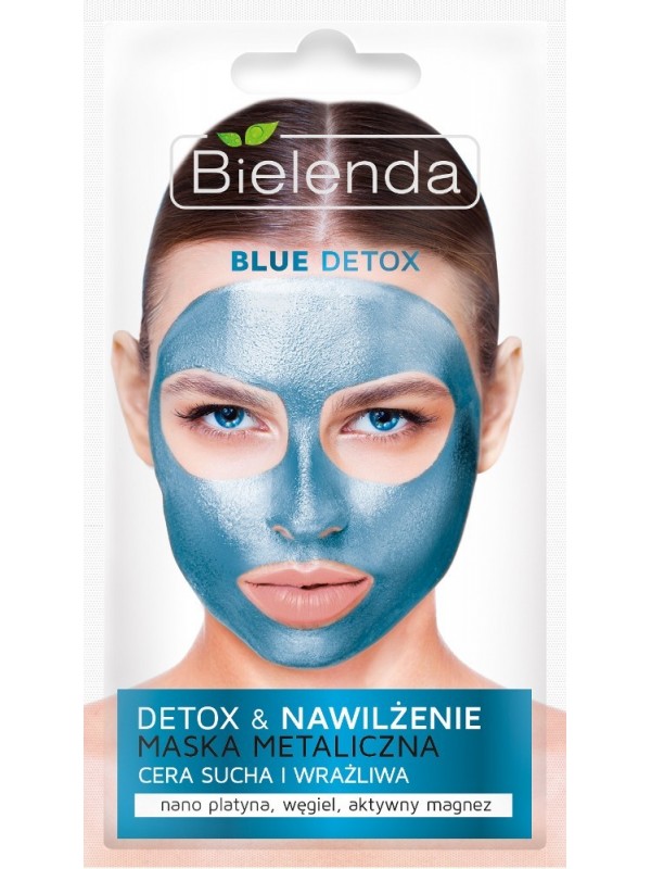 Bielenda BLUE DETOX Ontgiftend masker voor de droge en gevoelige huid 8 g