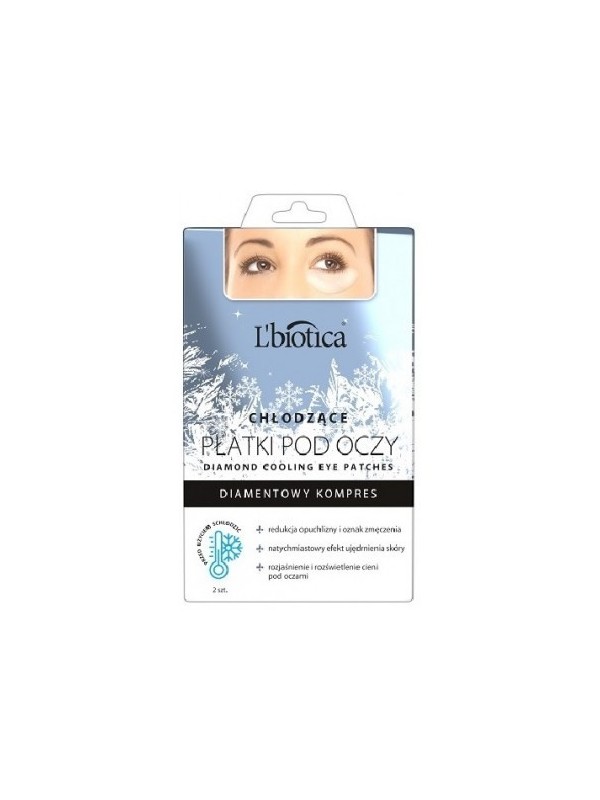 L'biotica DIMONDS COOLING EYE PADS 2 pcs.