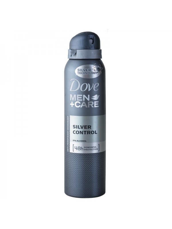 Спрей для тіла DOVE SILVER CONTROL FOR MEN 150 мл