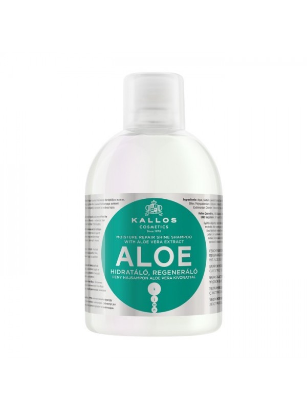 Kallos Regenerating and moisturizing hair shampoo Aloe 1000 ml