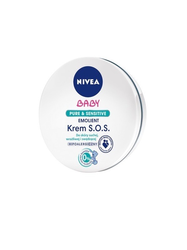 Nivea Дитячий захисний крем SOS sesitive Emollient 75 мл