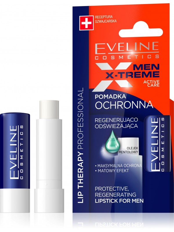 Eveline Lip Therapy Men X-treme захисна помада для чоловіків 4 г