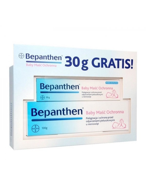 Bepanthen Baby beschermende zalf vanaf de geboorte 100 g + Bepanthen Baby 30 g Set