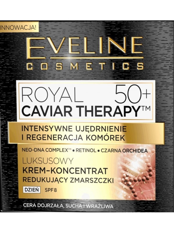 Eveline Royal Caviar Therapy Luxurious Cream Concentrate rejuvenating for the day 50+