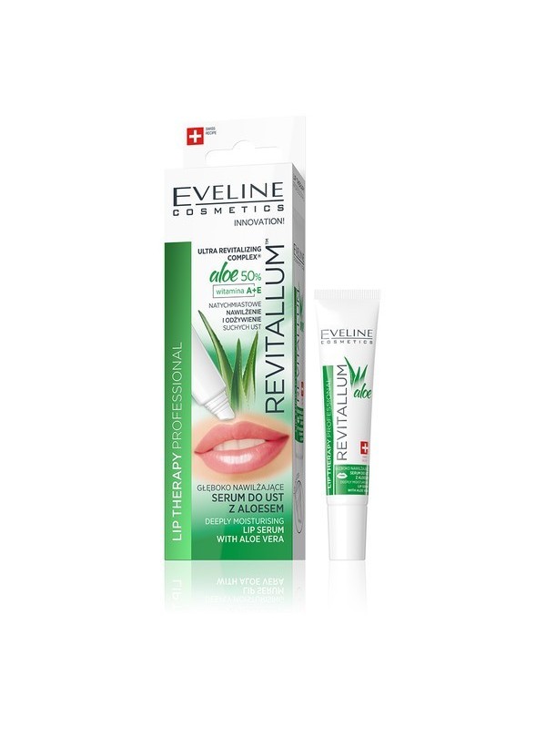 Eveline Revitallum Aloe lip serum 8 ml