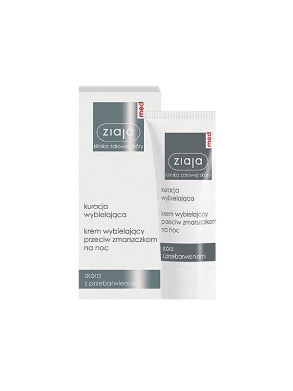 Ziaja Med Whitening behandeling anti-rimpel nachtcrème 50 ml