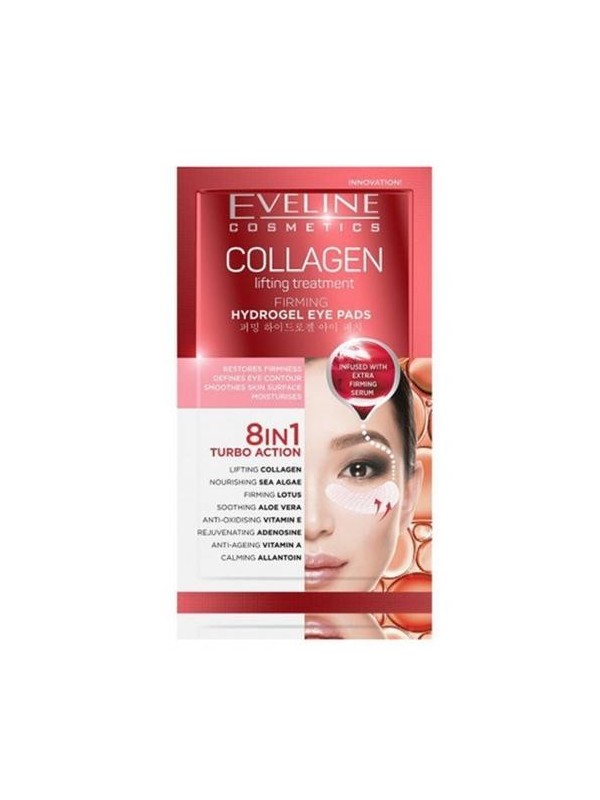 Колагенові патчі під очі Eveline Collagen 8in1, 2 шт