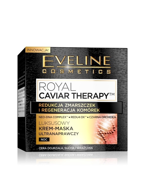 Eveline Royal Caviar Therapy Luxurious Cream Mask ultra-repairing for the night 50 ml