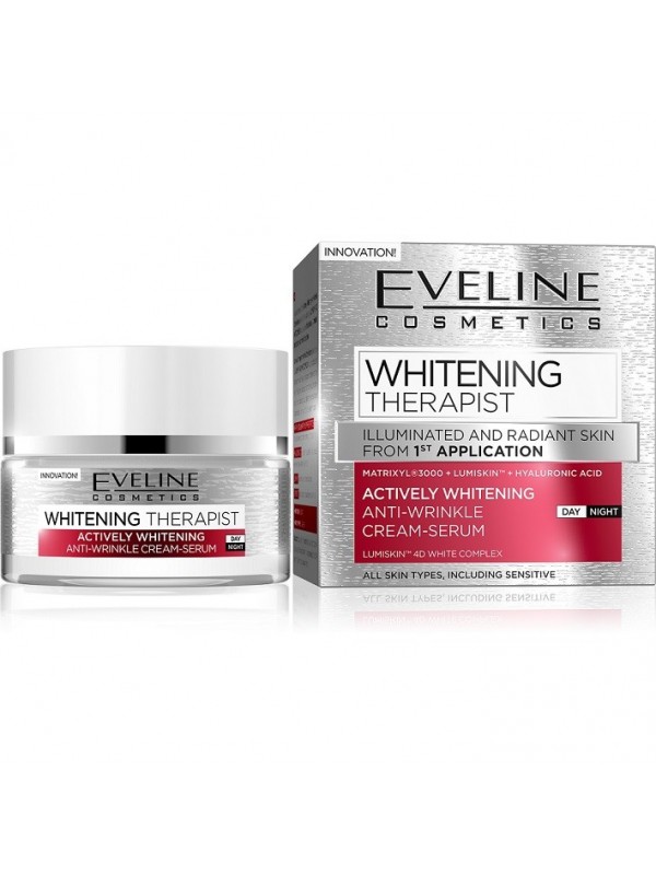 Eveline Whitening Therapist Активно відбілюючий денний/нічний крем