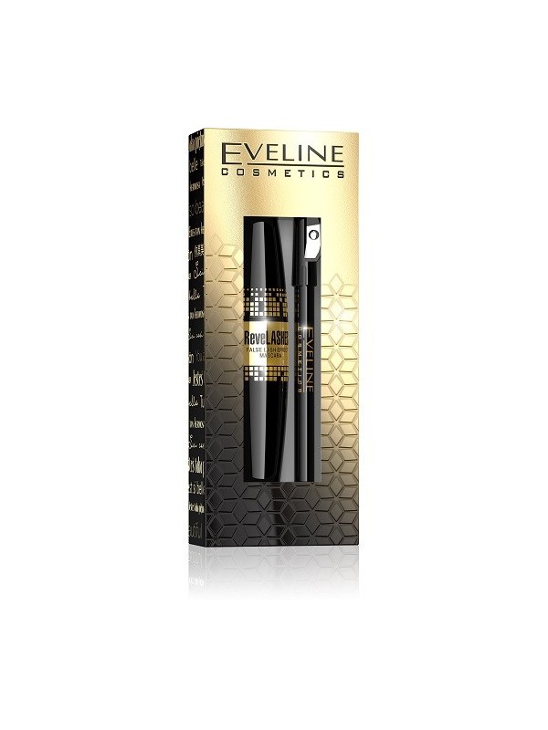 Eveline make-up cadeauset (Revelash mascara + zwart potlood)-0363