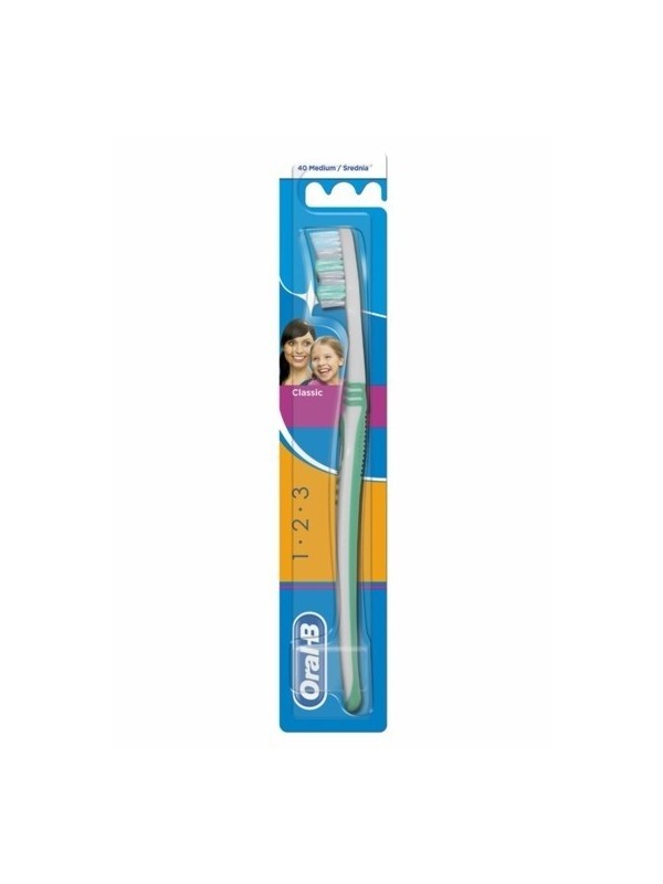 Oral- B зубна щітка 1-2-3 Medium 3 шт