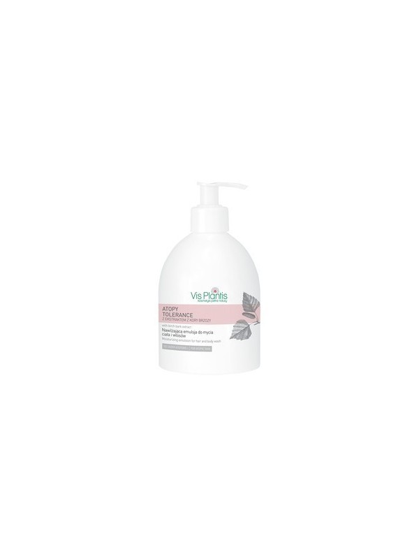 Vis Plantis Atopy Tolerance Hydraterende Emulsie voor het wassen van lichaam en haar 500 ml