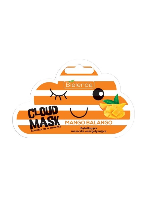 Bielenda CLOUD MASK Bubbled energizing mask – Mango Balango 6 г